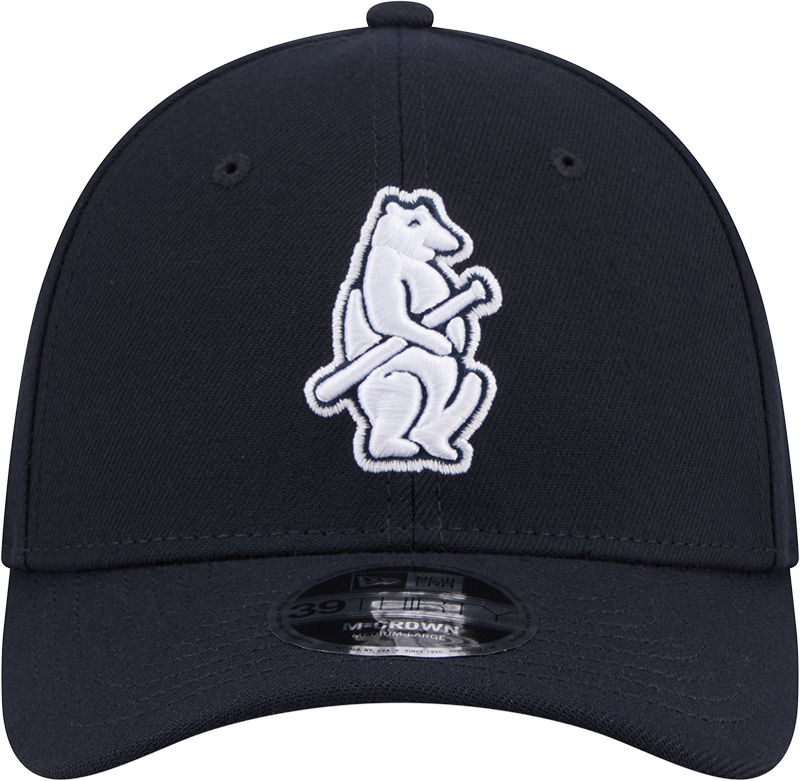 Chicago Cubs Cooperstown Collection 14 New Era M-Crown 39Thirty Navy Flex Fit Hat