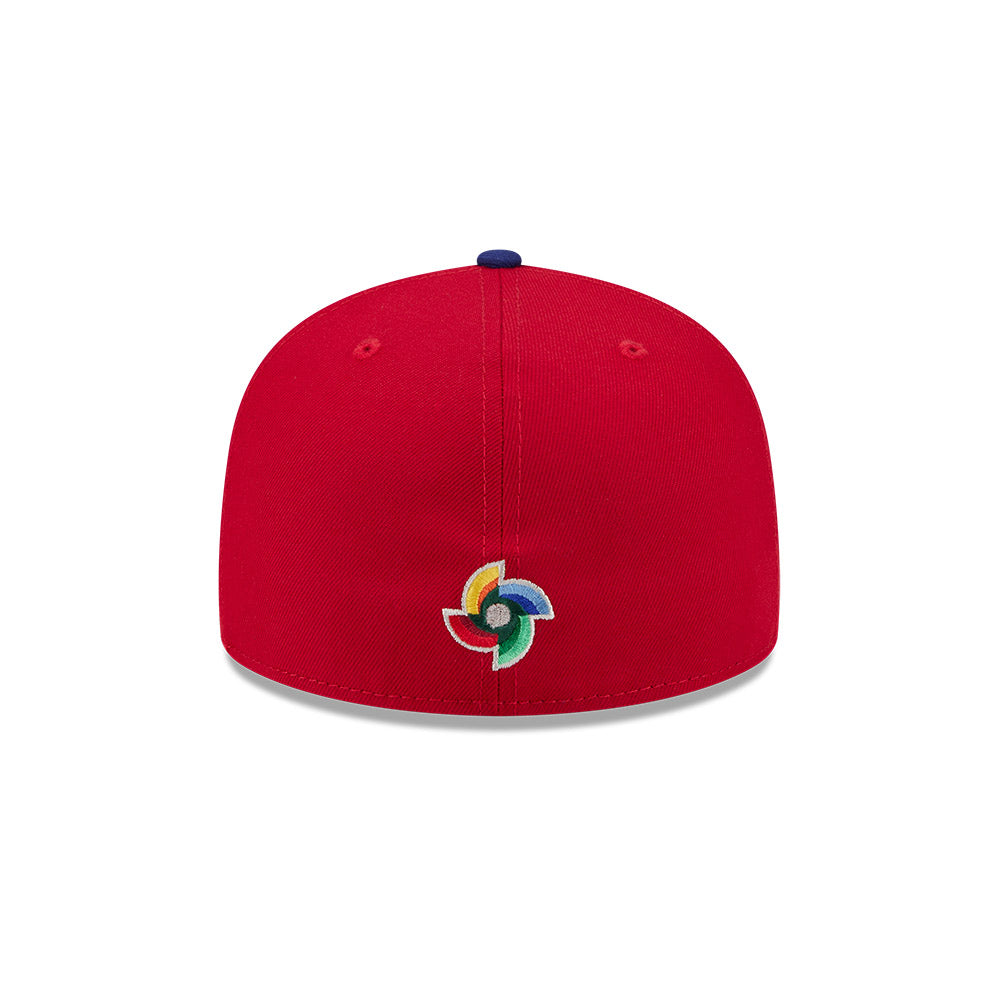 Dominican Republic Baseball New Era 2026 World Baseball Classic 59FIFTY Fitted Hat - Red/Royal