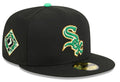 Men's Chicago White Sox New Era Black 2026 St. Patrick's Day Authentic Collection On-Field 59FIFTY Fitted Hat