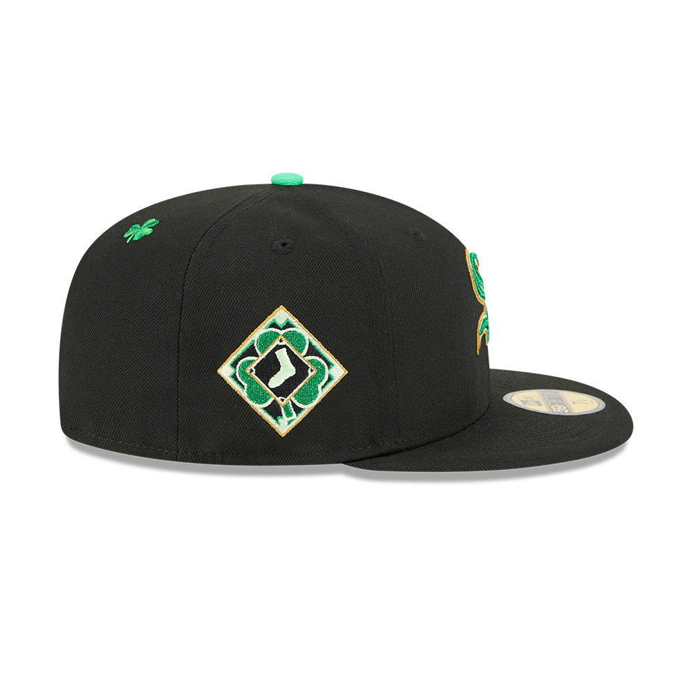 Men's Chicago White Sox New Era Black 2026 St. Patrick's Day Authentic Collection On-Field 59FIFTY Fitted Hat