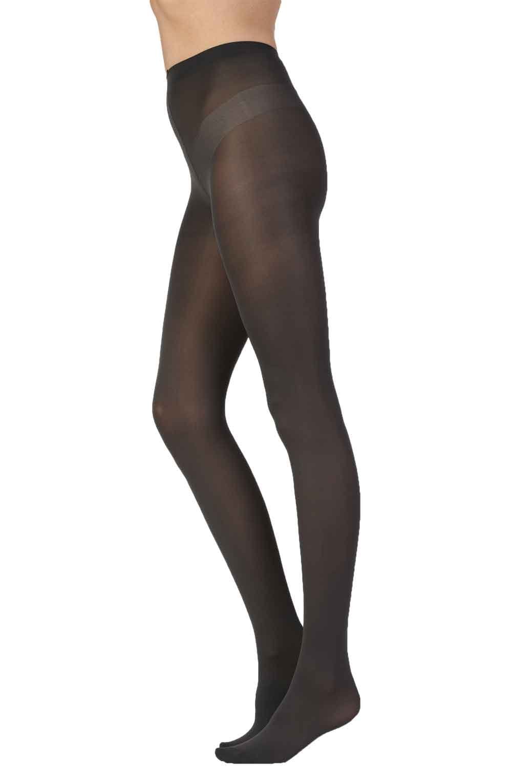 60 Denier Black Opaque Tights 2 Pair Pack ERM5
