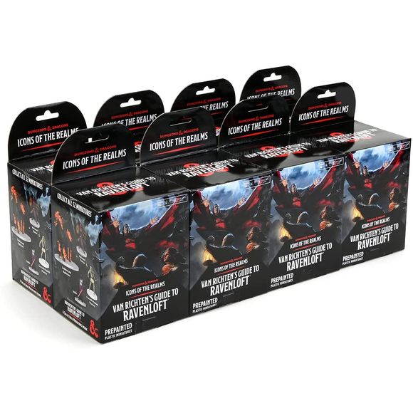 Dungeons & Dragons: Icons of the Realms: Set 21 Van Richten's Guide to Ravenloft  8 Ct. Booster Brick