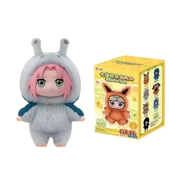 TOP TOY EAKI Naruto Cute Beast Party Series Plush Keychain AUTHENTIC - Sakura