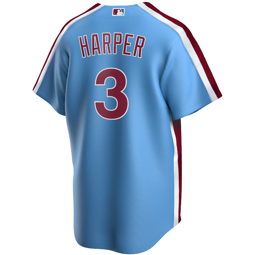 Men's Philadelphia Phillies Bryce Harper Nike Blue Alternate Replica Player Jersey