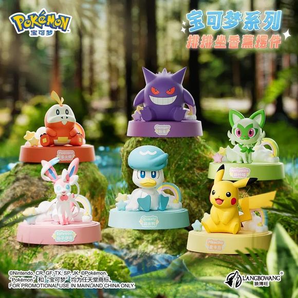 Langbowang Pokemon Aromatherapy Fragrance Series Figure - Sprigatito