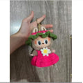 Labubu Watermelon Flower Sun Dress Outfit (Pink/Green) - Clothing for Labubu