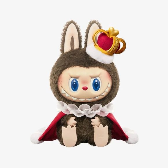 POP MART The Monsters Labubu Let's Checkmate King 13-inch Vinyl Plush AUTHENTIC