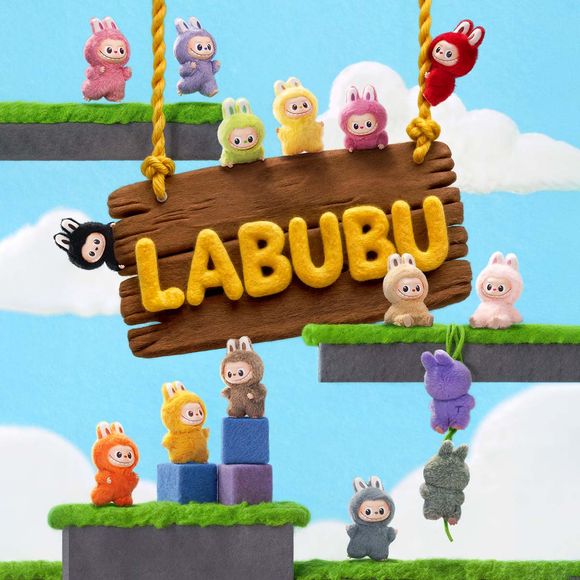 POP MART Labubu V4 The Monsters Pin For Love Plush Pendant Blind Box (N-Z) - Full Case