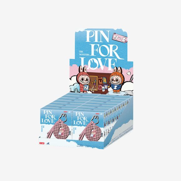 POP MART V4 The Monsters Pin for Love Series - Letter Pendant Blind Box (N-Z)