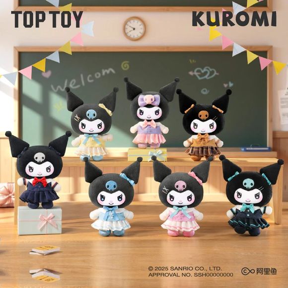TOP TOY Sanrio Kuromi School Life Series Plush Keychain Blind Box AUTHENTIC