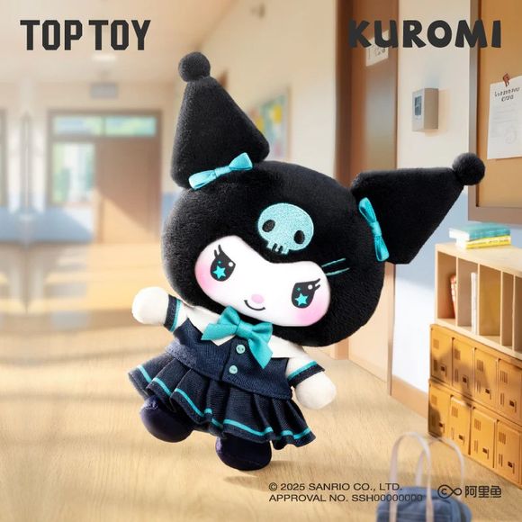 TOP TOY Sanrio Kuromi School Life Series Plush Keychain Blind Box AUTHENTIC