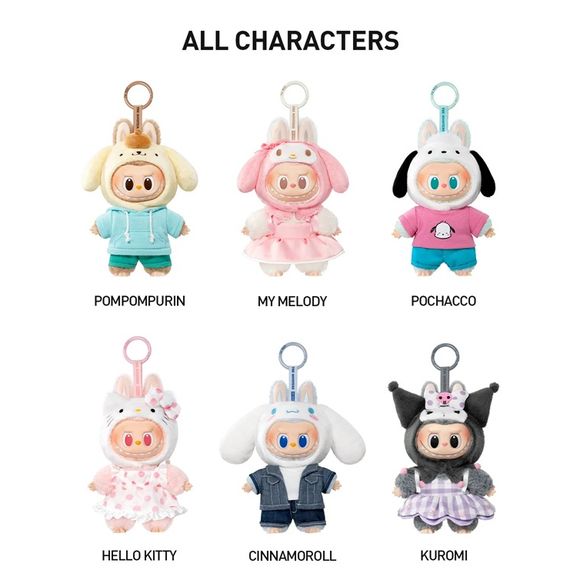 POP MART Labubu The Monsters Sanrio Hello Kitty and Friends - Cinnamoroll AUTHENTIC