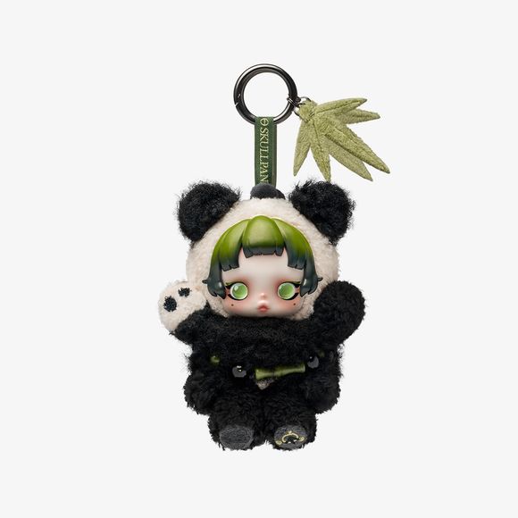 POP MART SKULLPANDA Lazy Panda Plush Doll Pendant AUTHENTIC