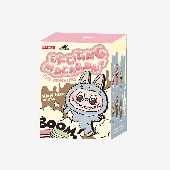POP MART Labubu V1 Exciting Macaron The Monsters Soymilk Plush AUTHENTIC