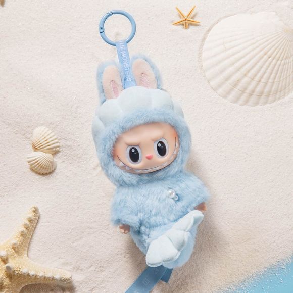 POP MART Labubu Hide and Seek Merbubu Singapore Exclusive Plush Pendant AUTHENTIC