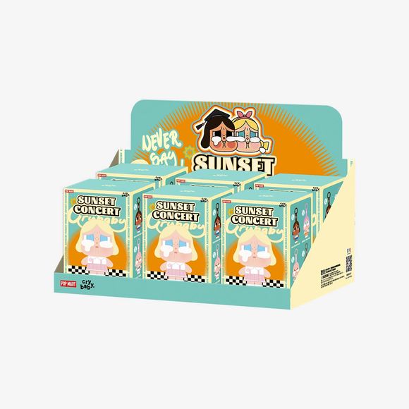 POP MART CRYBABY Sunset Concert Series Plush Pendant Blind Box AUTHENTIC