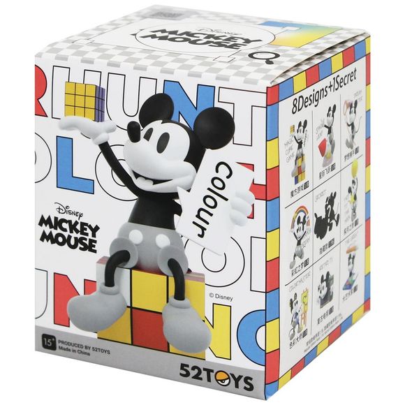 52TOYS Disney Mickey Mouse Color Hunting Series Figure Mystery Blind Box