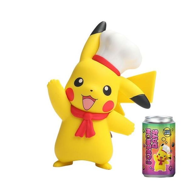 Langbowang Pokemon Days Limited Edition Chef Pikachu Collector’s Can & Figure Set