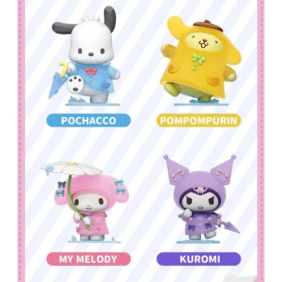 Langbowang x Sanrio Characters It's a Rainy Day! Series Figure - Kuromi