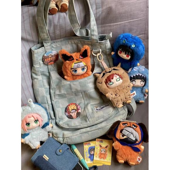 EAKI Naruto Cute Beast Party Series Plush Keychain Blind Box AUTHENTIC