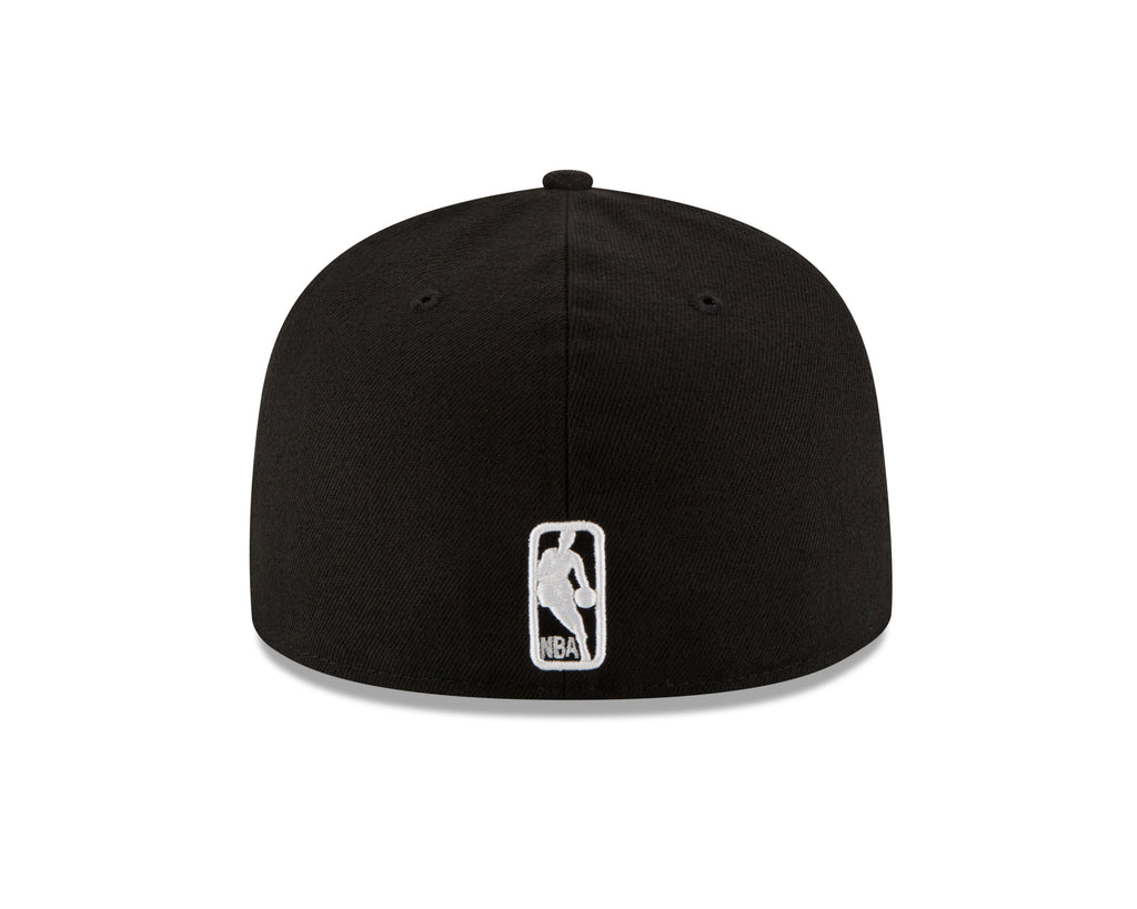 Men's NBA Chicago Bulls Black/White 59Fifty Fitted Hat
