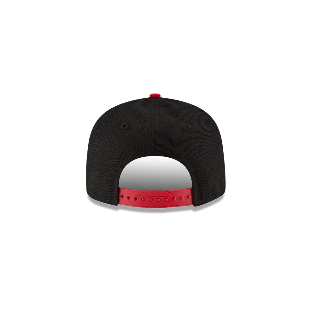 Youth Chicago Bulls 2-Tone Black/Red New Era 9FIFTY Snapback Hat