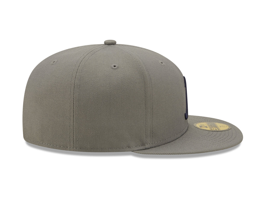 Chicago Bears "B" Logo Storm Gray New Era 59FIFTY Fitted Hat