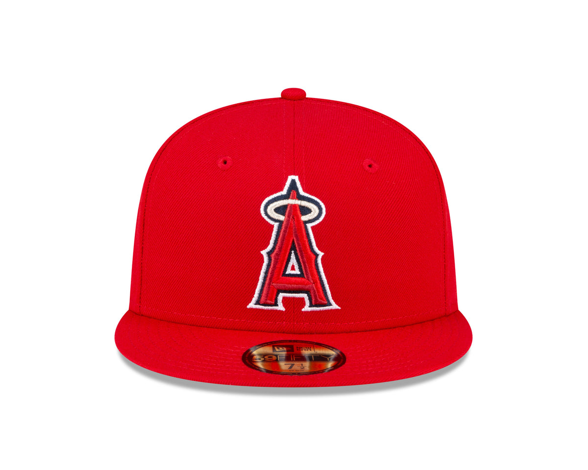Men's Anaheim Angels New Era Red Game Authentic Collection On-Field 59FIFTY Fitted Hat