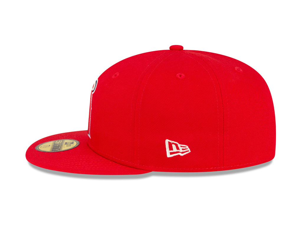 Men's Anaheim Angels New Era Red Game Authentic Collection On-Field 59FIFTY Fitted Hat