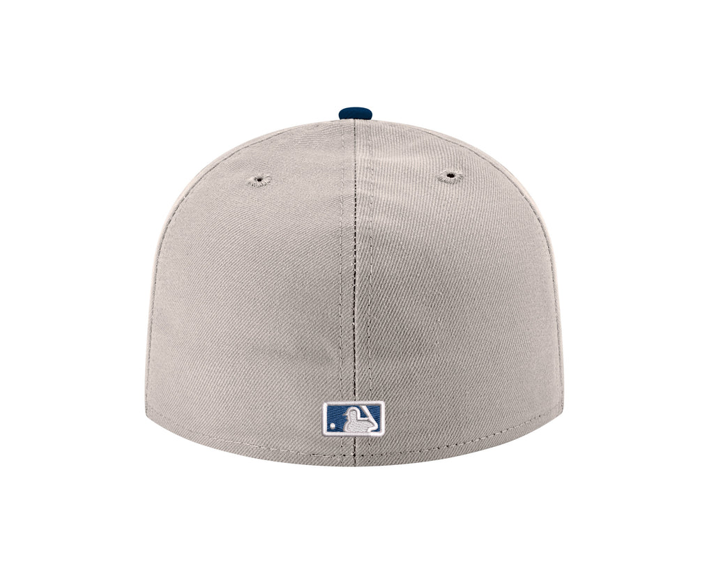 Chicago Cubs Stone/Navy Spring Training Bear New Era 59FIFTY Fitted Hat