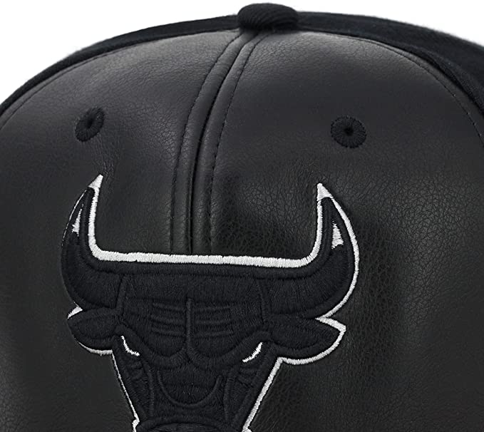 Chicago Bulls Day One Black & White Cement Mitchell & Ness Snapback Hat
