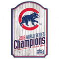 Chicago Cubs 2016 World Series Champions World Series Wood Sign