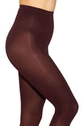 70 Denier Burgundy Tights