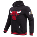 Men's Chicago Bulls Pro Standard Retro Classic Black Hoodie