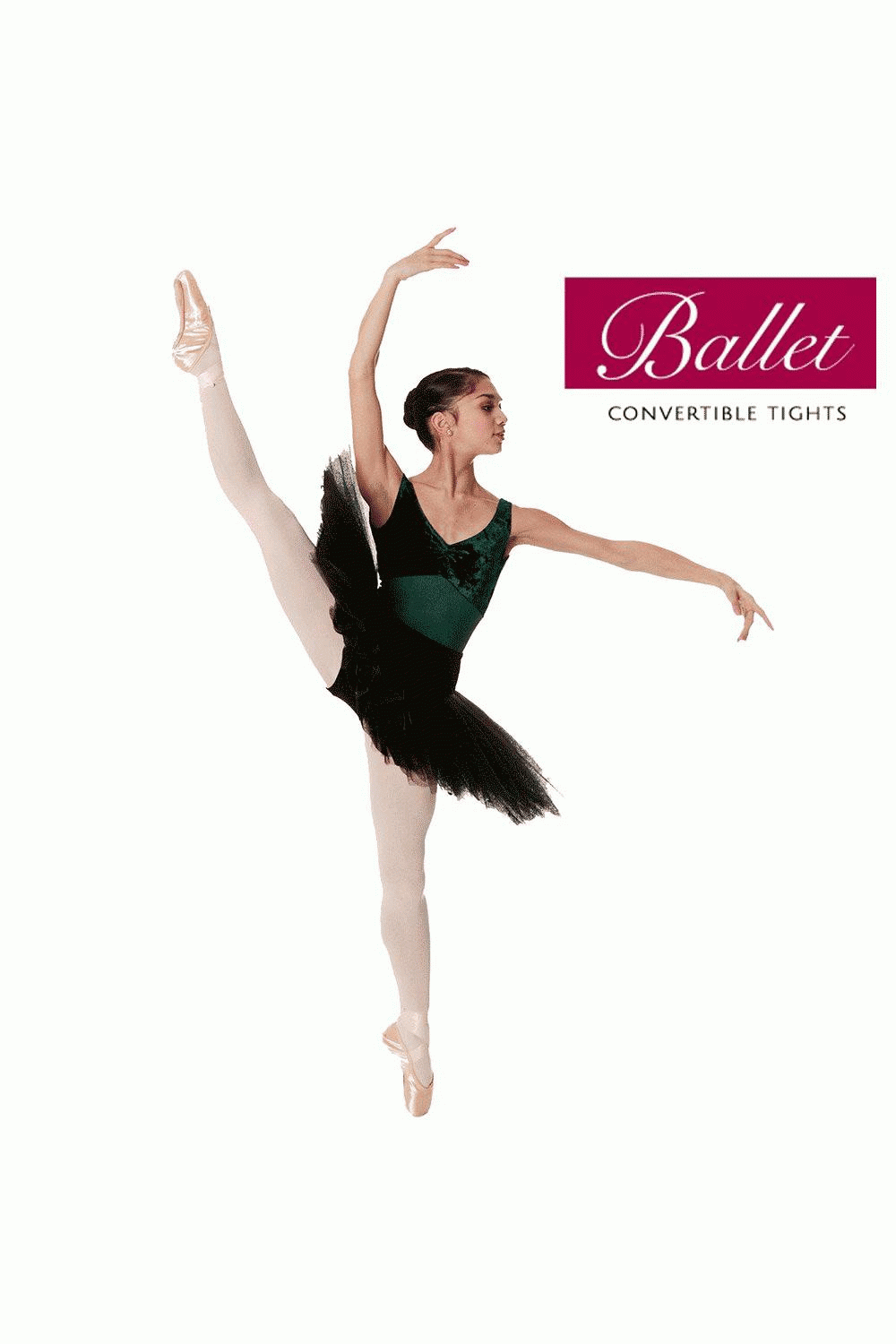 Ballet Convertible Tights - Girls Sizes