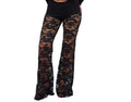 Sheer Floral Lace Trousers