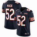 Men's Chicago Bears Khalil Mack Nike Navy NFL 100th Season Limited Jersey