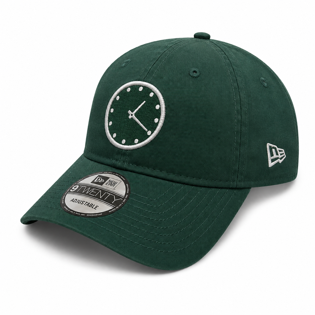 Chicago Cubs New Era 1:20 Clock Forest Green 9TWENTY Adjustable Hat