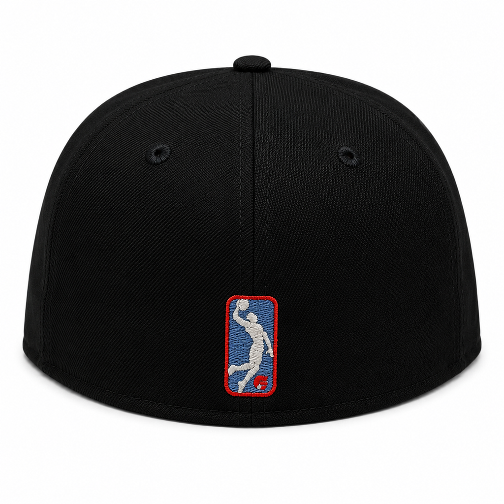 Windy City Bulls New Era Black Sky 59FIFTY Fitted Hat