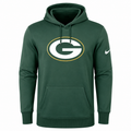 Men's Green Bay Packers Nike Prime Logo Green Performance Pullover Hoodie