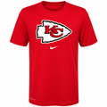 Youth Kansas City Chiefs NIKE Red Essential Logo Tee