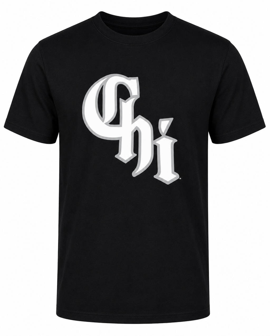 Men's Chicago White Sox City Connect CHI Black New Era Tee