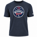 Men's Chicago White Sox Heather Navy Cooperstown Collection Comiskey Park 75th Anniversary Distressed Logo New Era Tee