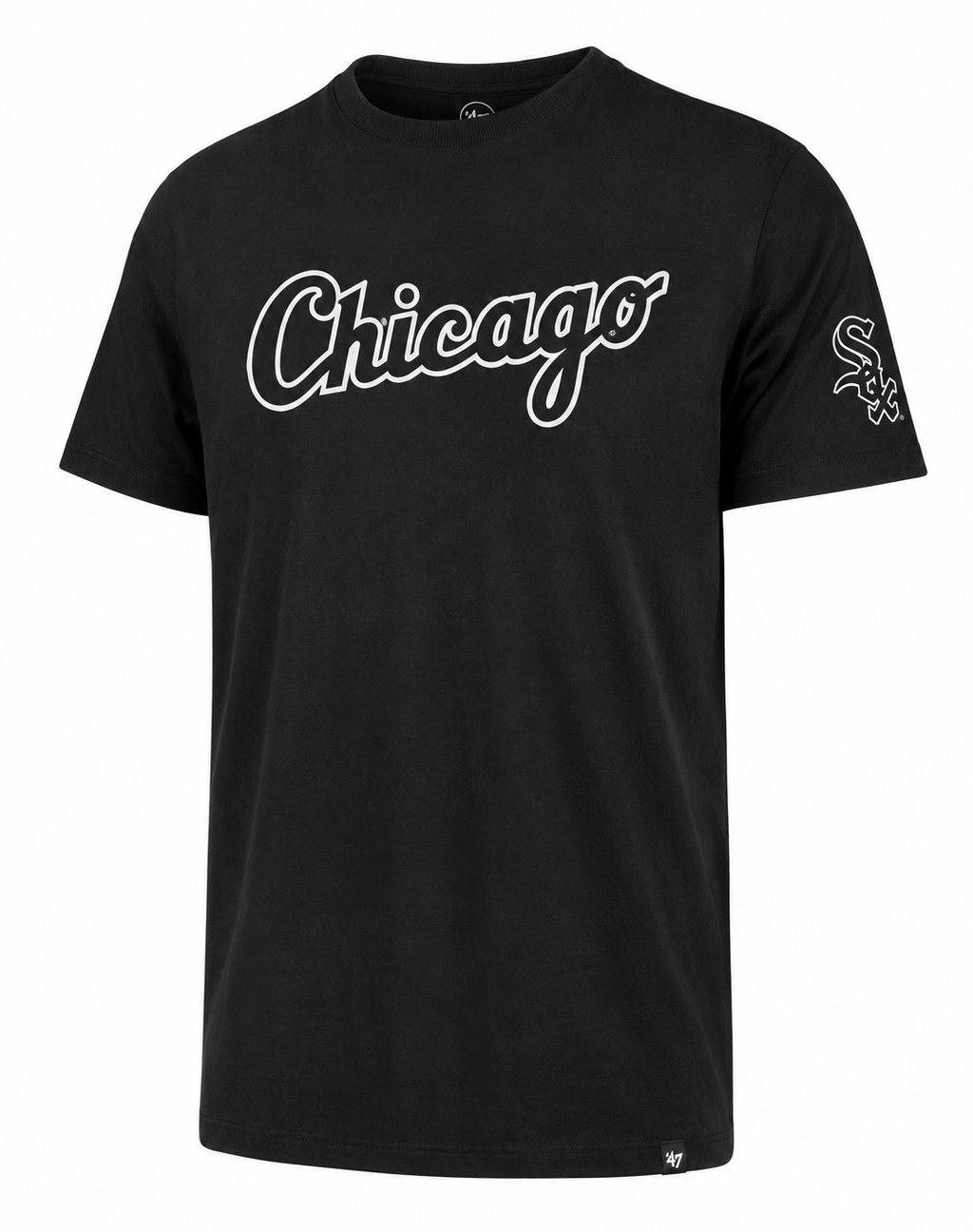 Men’s Chicago White Sox Cooperstown Collection Flint Black ’47 Franklin Fieldhouse Tee