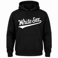 Mens Chicago White Sox Stitches Black Tailsweep Logo Hoodie