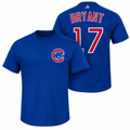 Youth MLB Chicago Cubs Kris Bryant Majestic Royal Name & Number T-Shirt