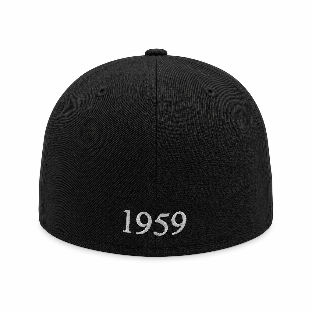 Chicago White Sox 1959 Cooperstown Classics Black 39THIRTY Flex Fit New Era Hat
