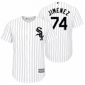 Youth Eloy Jimenez Chicago White Sox Majestic White Home Cool Base Replica Jersey