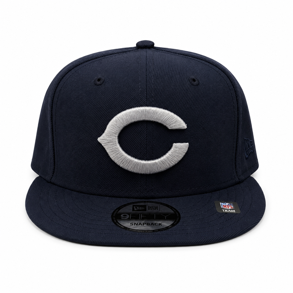 Chicago Bears New Era Gridiron Classics 1962-1973 Navy 9FIFTY Adjustable Snapback Hat