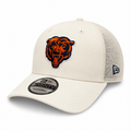 Chicago Bears New Era Cream 9SEVENTY Trucker Adjustable Hat